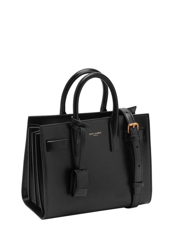 456f80700734aed ia 3 Yves Saint Laurent Autumn Winter Tote Bag Black