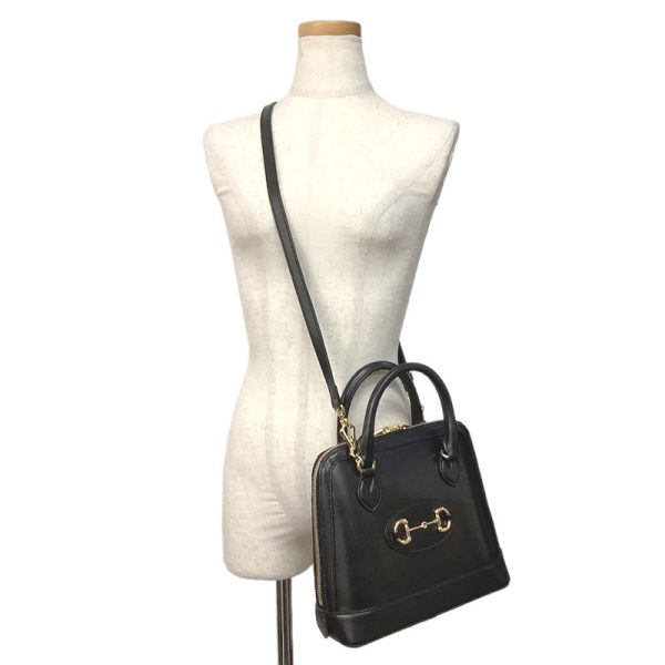 51127070 4 GUCCI Handle Bag Black Horsebit 1955 Shoulder Bag