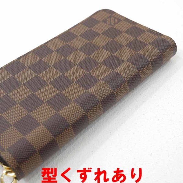 58 1 Louis Vuitton Damier Zippy Wallet Long Wallet Brown