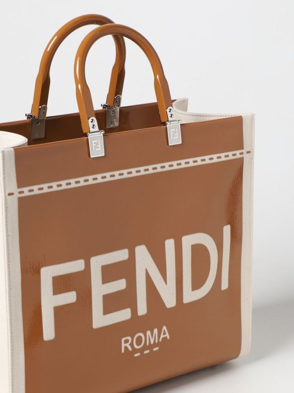 5f1e1a92049e35d gi 3 Fendi Tote Bag Biege Brown