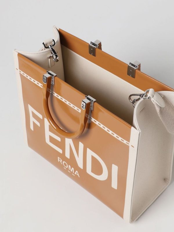 5f1e1a92049e35d gi 4 Fendi Tote Bag Biege Brown