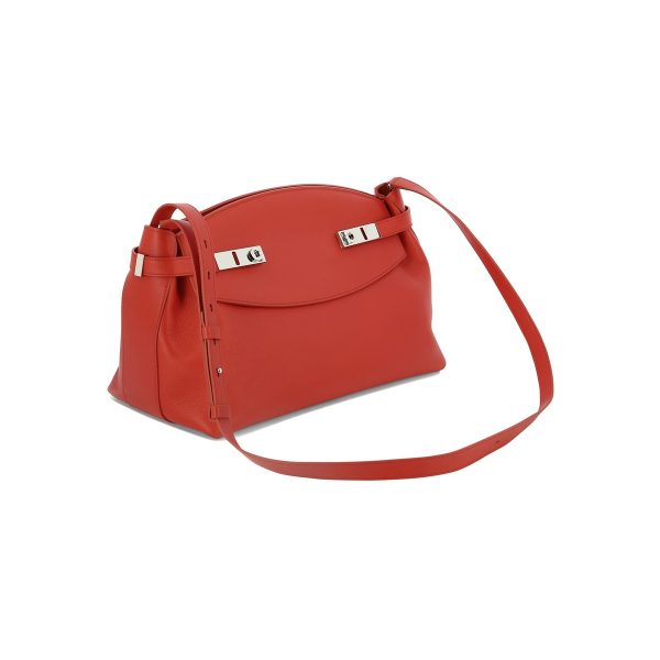 5f841a123eb1b72 vi 2 Ferragamo Hug Pouch Crossbody Bag Red