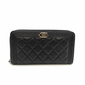 6 cha231215 1ta Louis Vuitton LV Vertical Bifold Wallet Black