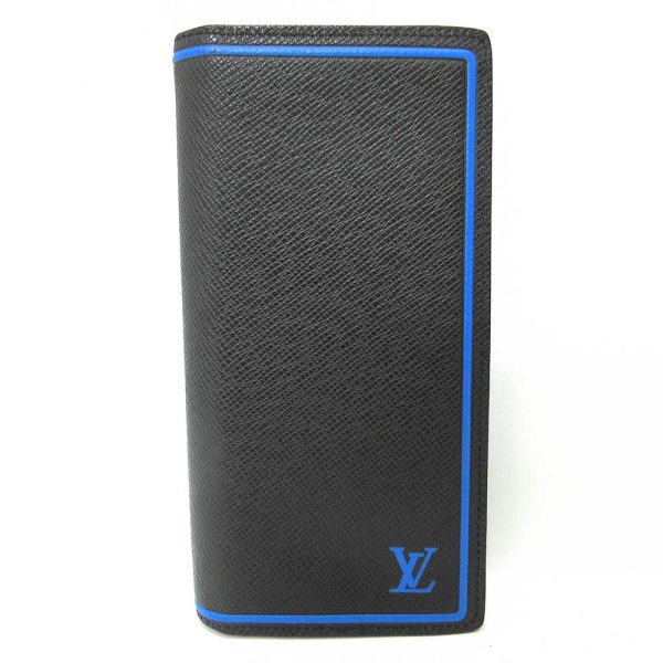 6 lv220429 2ta Louis Vuitton Portefeuille Brother Black Long Wallet M63300