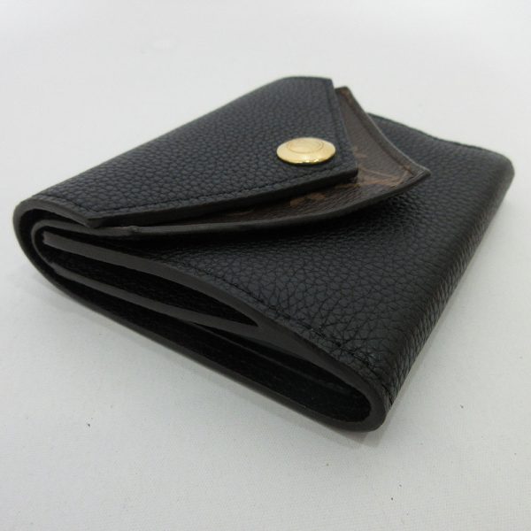 6 lv221118 5ta 03 Louis Vuitton Portefeuille Dubre V Noir Black Wallet