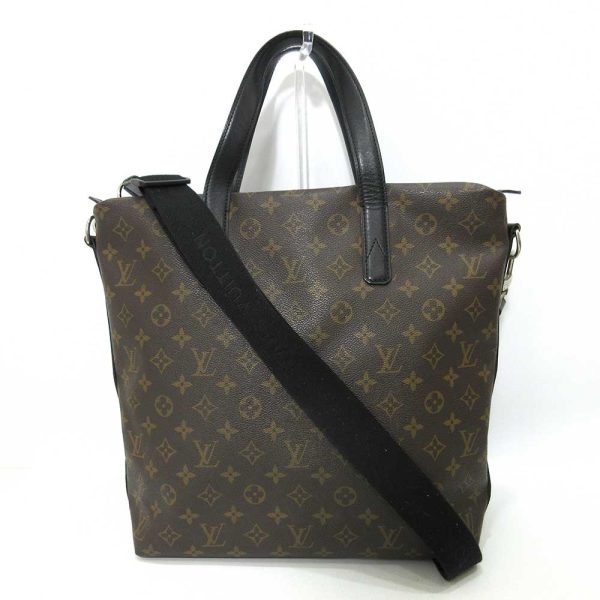 6 lv230120 1ta Louis Vuitton Kitan Brown Shoulder Bag Macassar M40388