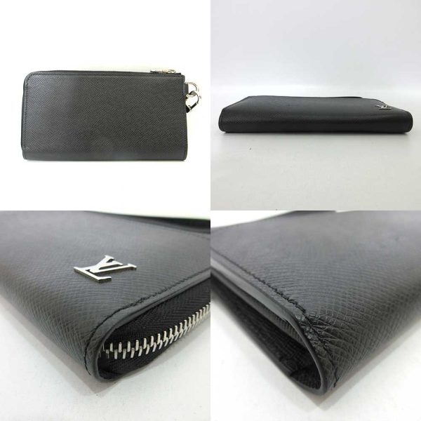 6 lv230331 2ta 01 Louis Vuitton Wallet Zippy Dragonne Black Long Wallet