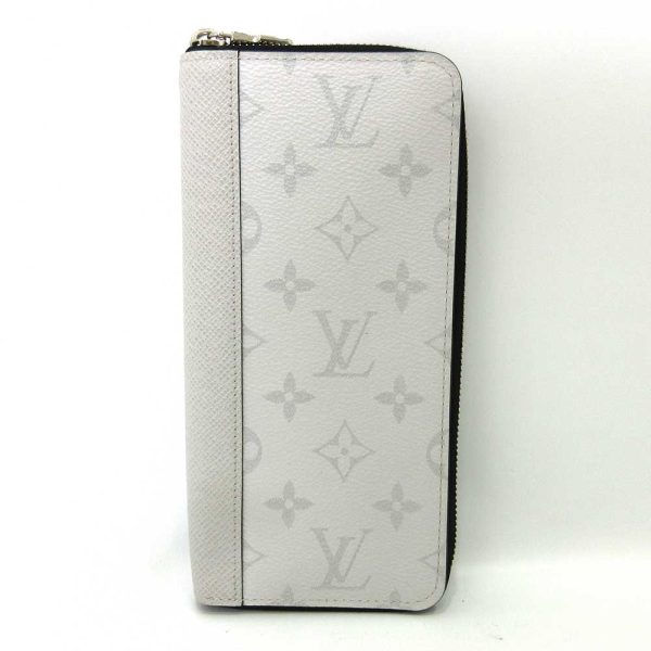 6 lv230414 1ta Louis Vuitton Zippy Antarctica White Long Wallet Taigarama