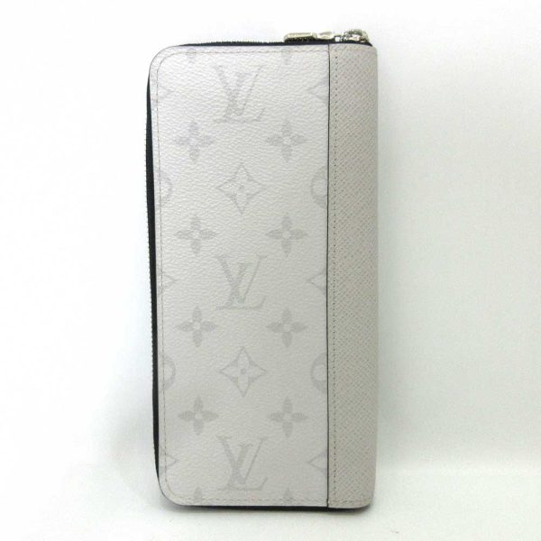 6 lv230414 1ta 01 Louis Vuitton Zippy Antarctica White Long Wallet Taigarama