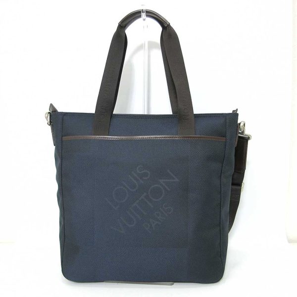 6 lv230602 5ta 01 Louis Vuitton Jongleur Blue Tote Shoulder Damier Jean N48089