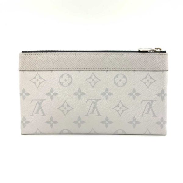 6 lv231124 3ta 01 Louis Vuitton Discovery PM Antarctica White Long Wallet Flat