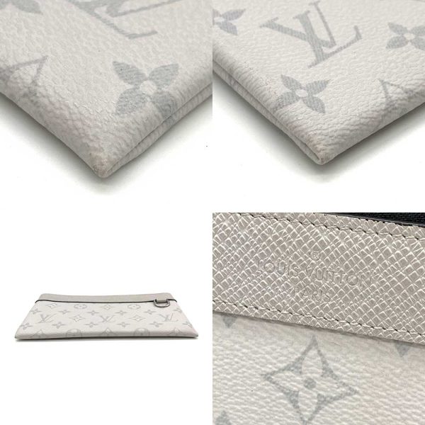 6 lv231124 3ta 02 Louis Vuitton Discovery PM Antarctica White Long Wallet Flat