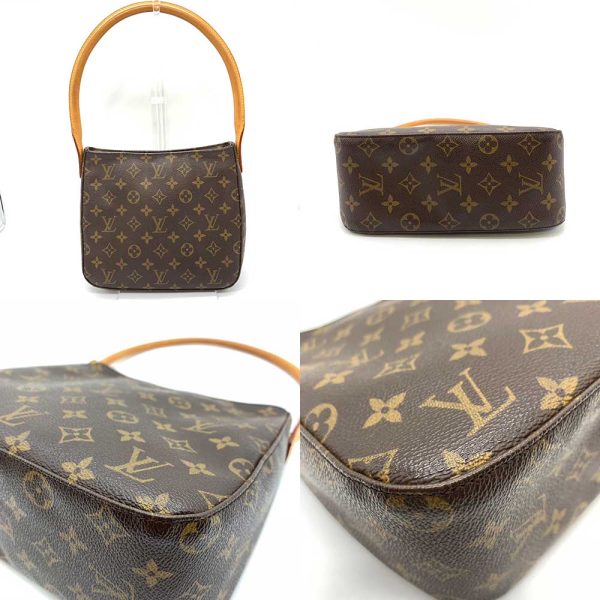 6 lv231215 3ta 01 Louis Vuitton Bag Looping MM Brown Shoulder Bag Monogram