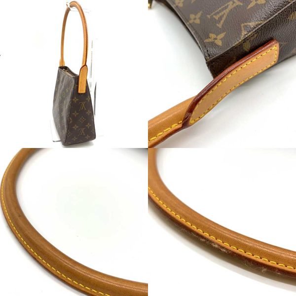 6 lv231215 3ta 02 Louis Vuitton Bag Looping MM Brown Shoulder Bag Monogram