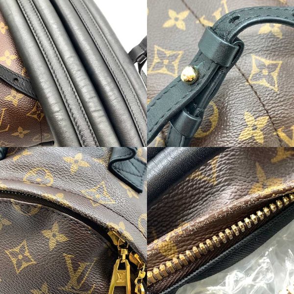 6 lv231219 1ta 04 Louis Vuitton Bag Palm Springs Backpack PM Brown Black Reverse