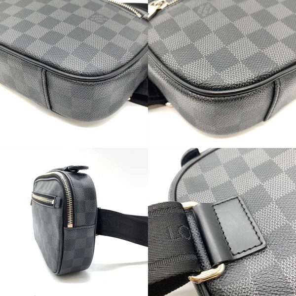 6 lv231222 1ta 03 Louis Vuitton Umbrella Black Body Bag Damier Graphite