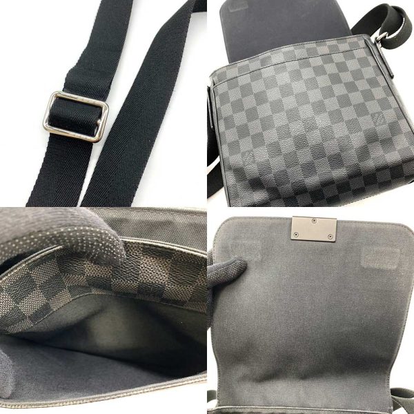 6 lv240105 1ta 03 Louis Vuitton District PM Black Crossbody Graphite