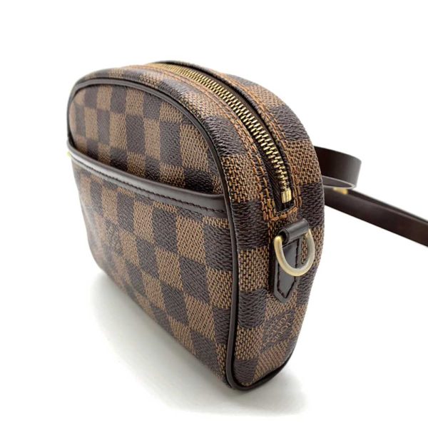 6 lv240126 3ta 02 Louis Vuitton Ipanema Ebene Brown Waist Bag Damier N51296