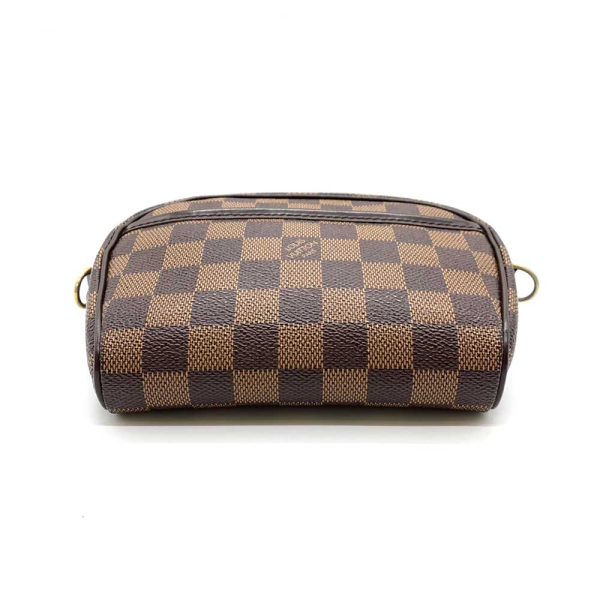 6 lv240126 3ta 03 Louis Vuitton Ipanema Ebene Brown Waist Bag Damier N51296