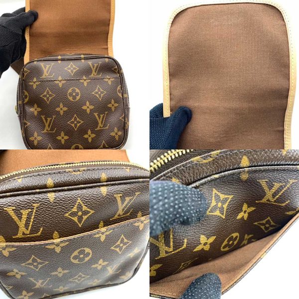 6 lv240126 5ta 03 Louis Vuitton Bum Bosfall Brown Waist Pouch Body Bag