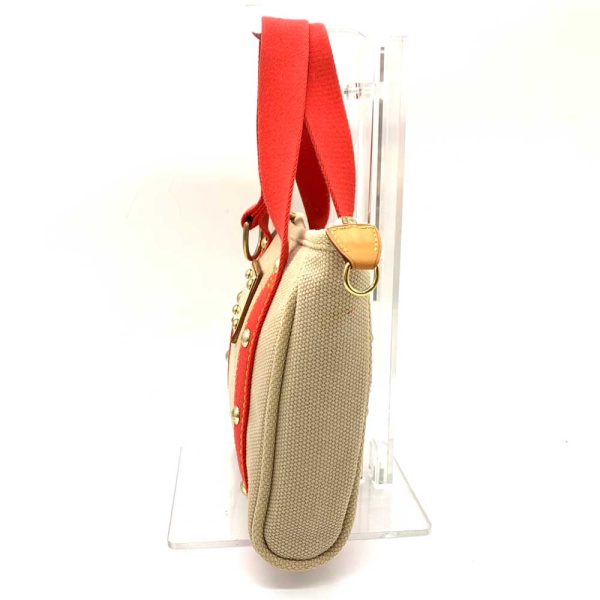 6 lv240308 1ta 02 Louis Vuitton Bag Antigua Hippo PM Beige Red