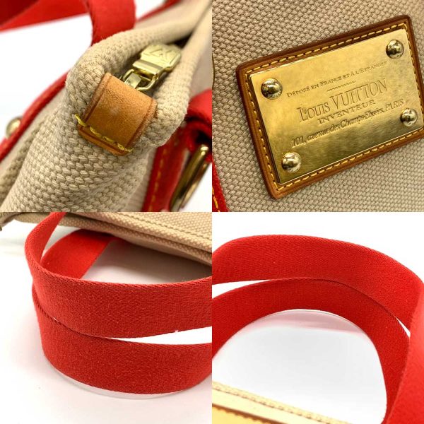 6 lv240308 1ta 05 Louis Vuitton Bag Antigua Hippo PM Beige Red