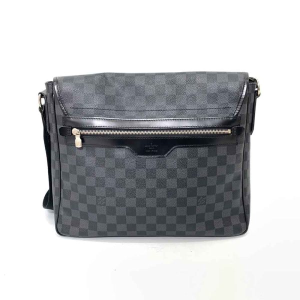 6 lv240329 3ta 01 Louis Vuitton Daniel MM Black Shoulder Bag Graphite N58029