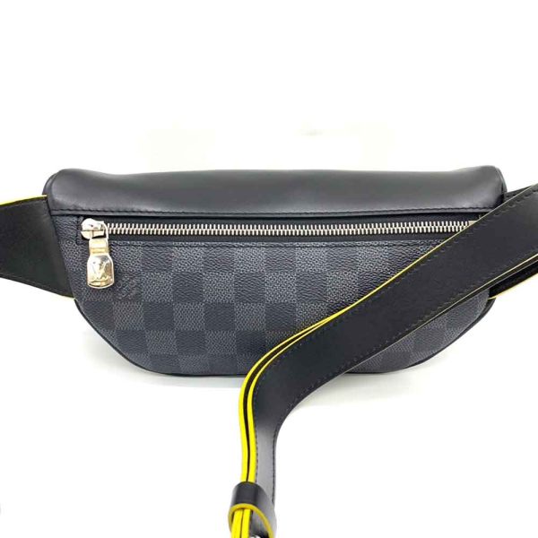 6 lv240329 5ta 01 Louis Vuitton Bum Bag Black Multicolor Body Bag Waist Graphite