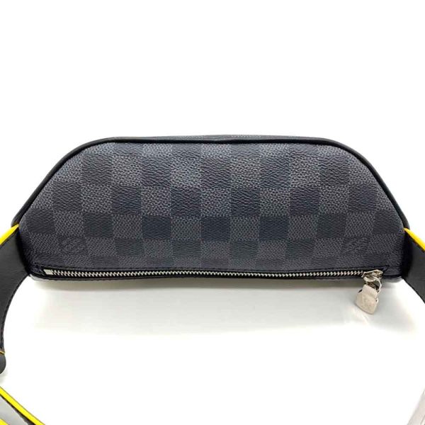 6 lv240329 5ta 03 Louis Vuitton Bum Bag Black Multicolor Body Bag Waist Graphite