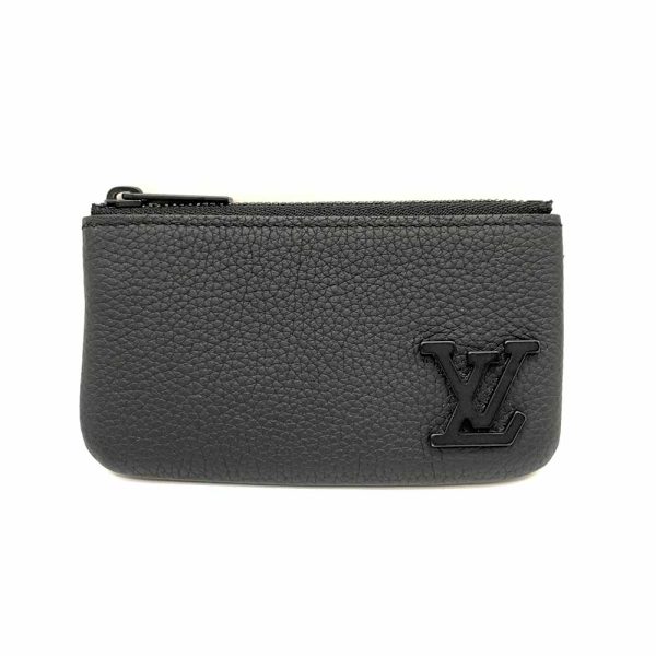 6 lv240531 1 Louis Vuitton Aerogram Noir Black Key Ring Coin Key Case