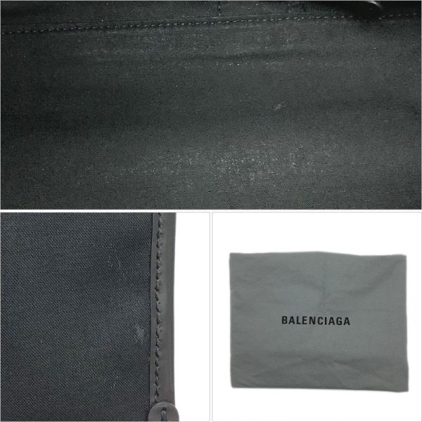 60614025 7 BALENCIAGA Tote Bag Denim Calf Black Shoulder Bag 2WAY Bag