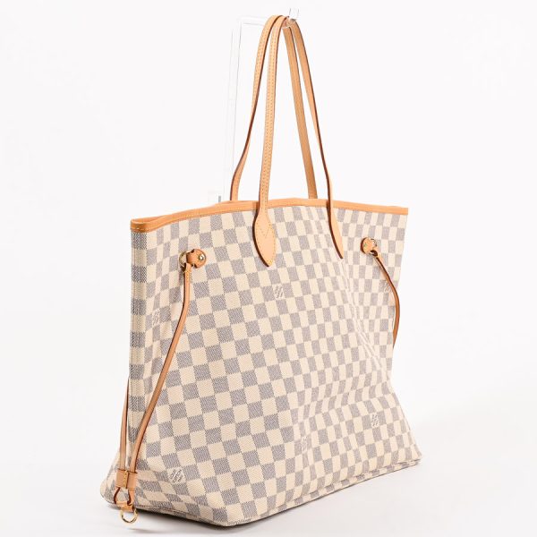 6126220 2 Louis Vuitton Neverfull GM tote bag N51108 White