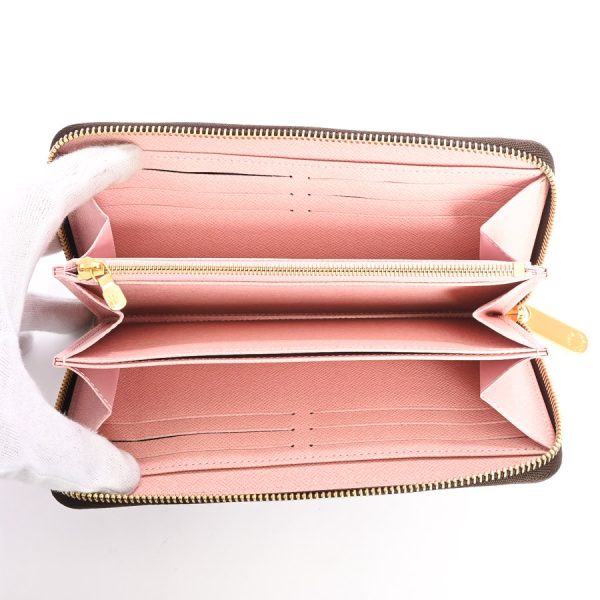 6126834 4 Louis Vuitton Zippy Wallet Long Wallet N60046 Rose Ballerine