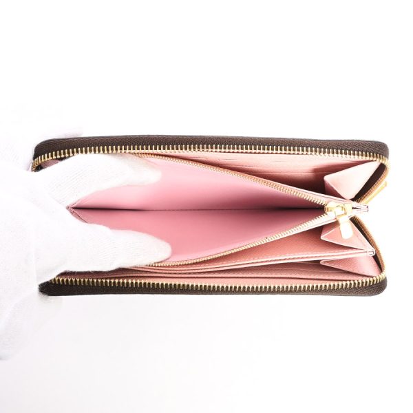 6126834 5 Louis Vuitton Zippy Wallet Long Wallet N60046 Rose Ballerine