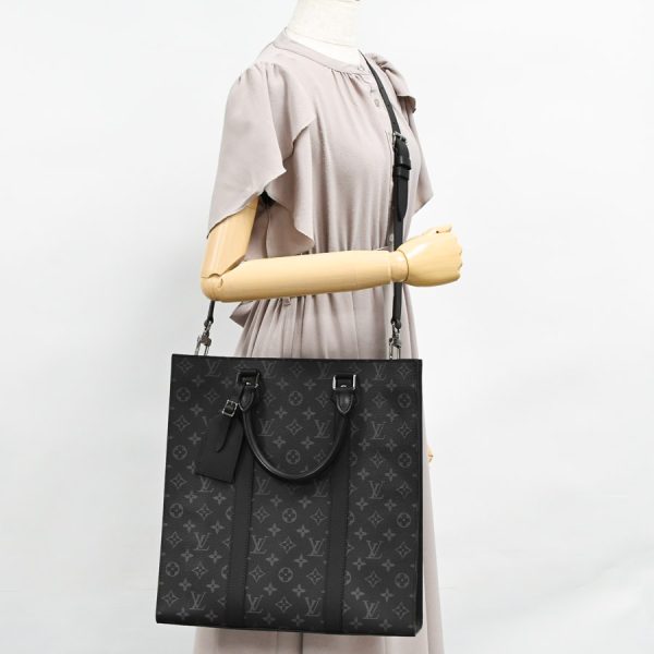 6127788 6 Louis Vuitton Sac Plat tote bag M46452 black