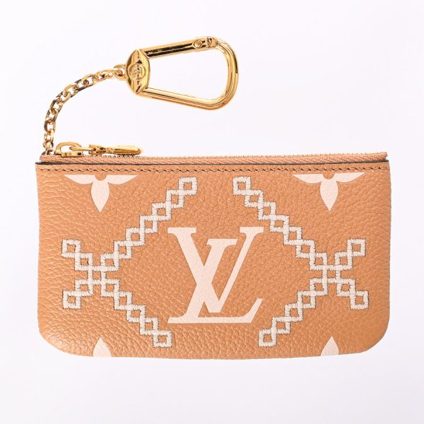 6128331 4 Louis Vuitton Pochette Clere coin case Beige