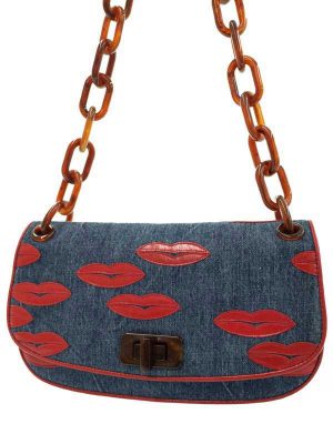 7180252540011 Fendi Peekaboo Mini Canvas Handbag Gray