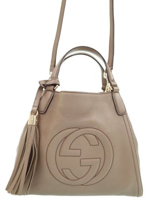 7210232440014 Fendi Peekaboo I See You Calf Bag Gray