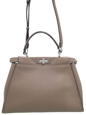 7230010720015 Celine Handbag PVC Leather Brown