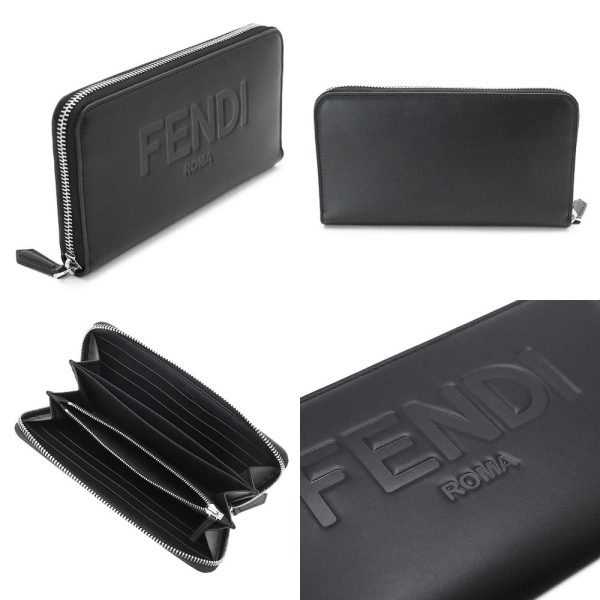 7m0210afcl 2 Fendi Wallet Black