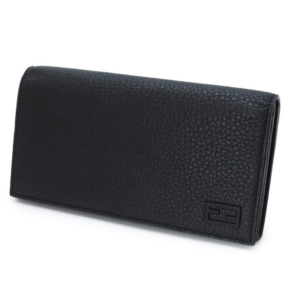 7m0264ag0l Fendi FF Baguette Continental Wallet Black