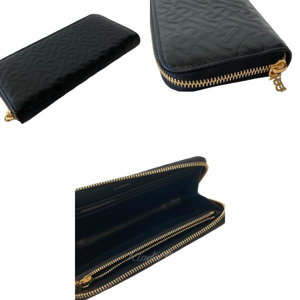 8003001314680 3 BURBERRY Long Wallet Black