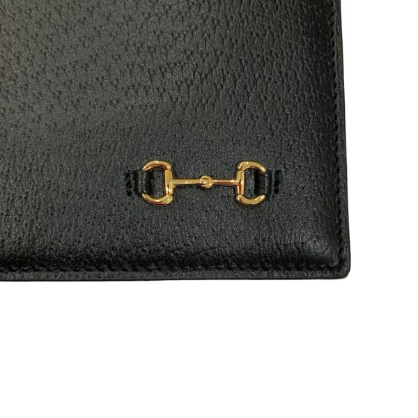 8003001388629 13 GUCCI Horsebit Clutch Bag Black