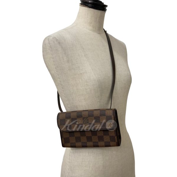 8004001057102 11 LOUIS VUITTON Pochette Florentine Shoulder Pouch Brown