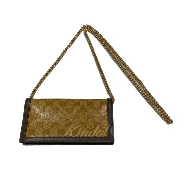 8004001128154 4 GUCCI adidas chain shoulder bag Beige Brown