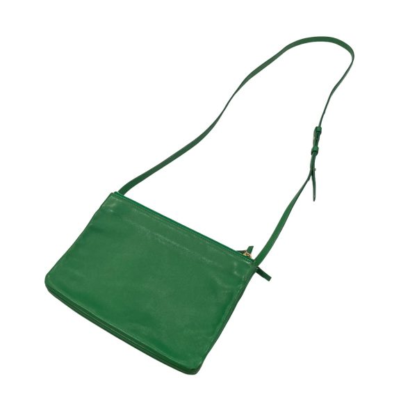 8004001181067 2 CELINE Trio Large Shoulder Bag Green