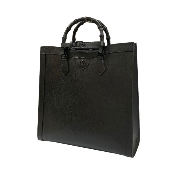 8004001186208 1 GUCCI Diana Large 2WAY Tote Bag Black