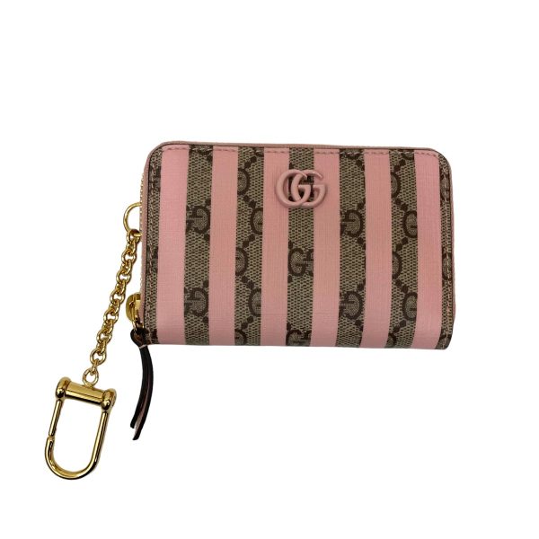 8005001187325 1 GUCCI Double G Zip Card Case Love Parade Pink