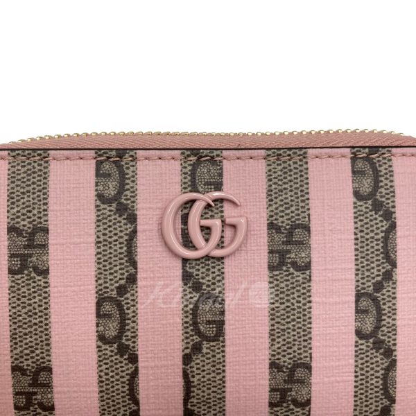 8005001187325 10 GUCCI Double G Zip Card Case Love Parade Pink