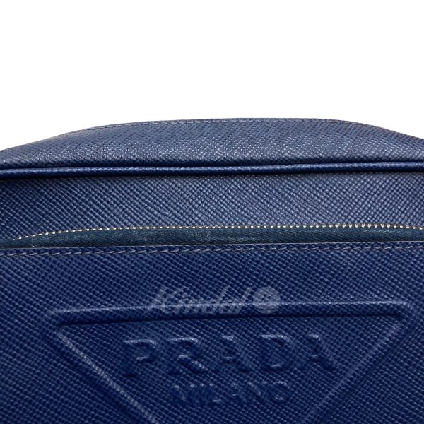 8005001221043 8 PRADA Saffiano shoulder bag Blue